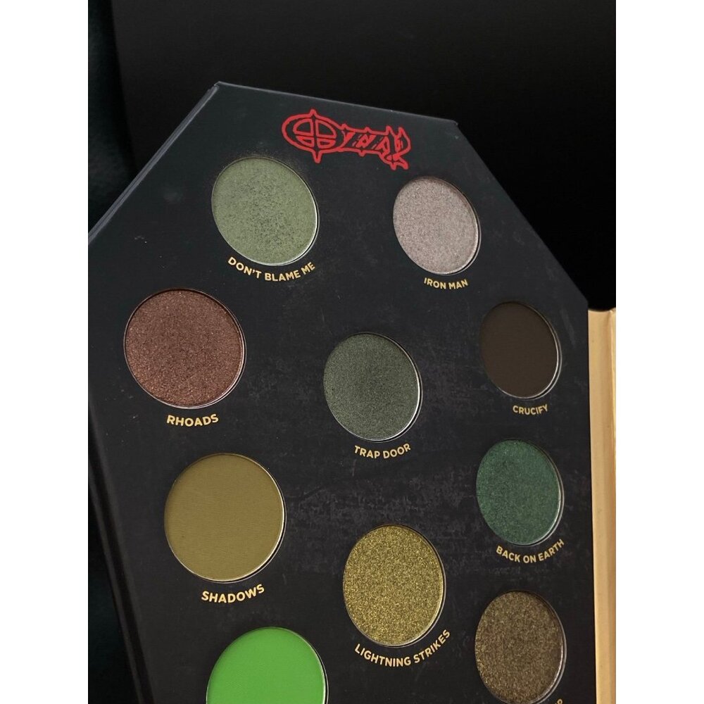 Ozzy Osbourne Coffin Eyeshadow Palette Rock Metal Makeup - Picture 8 of 11